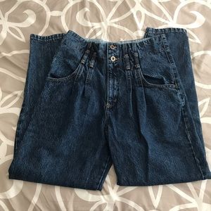 Vintage Bonjour High Waisted Jeans